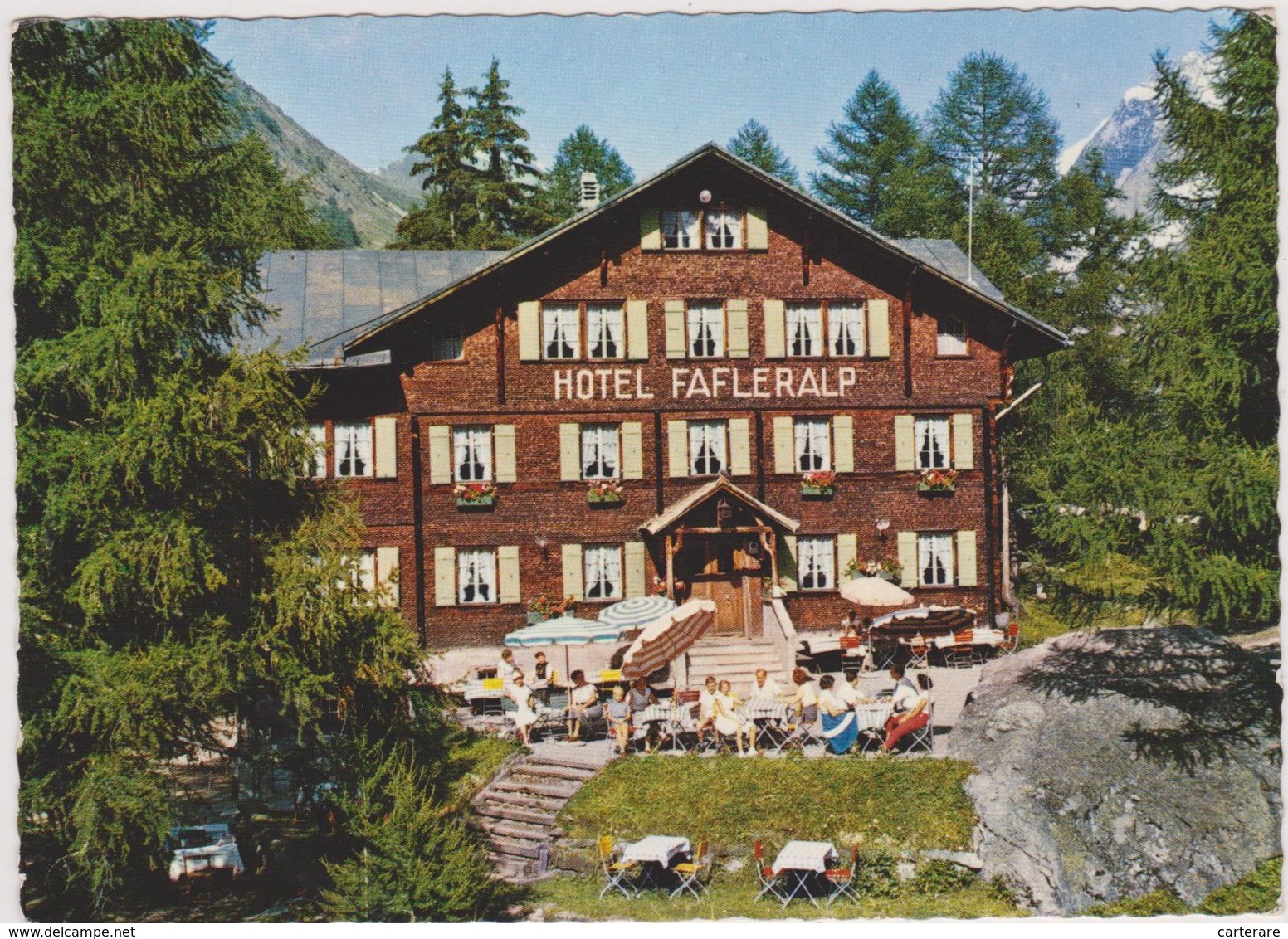 SUISSE,HELVETIA,SWITZERLAND,SVIZZERA,VALAIS,LOTSCHENTAL,PRES BERNE,KIPPEL,LOTSCHENLUCHE,HOTEL FAFLERALP - Saint-Luc