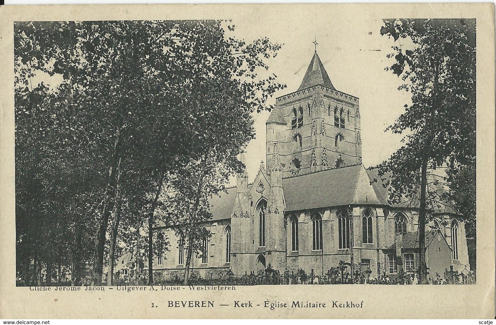 Beveren   Kerk   -   Kerkhof - Alveringem