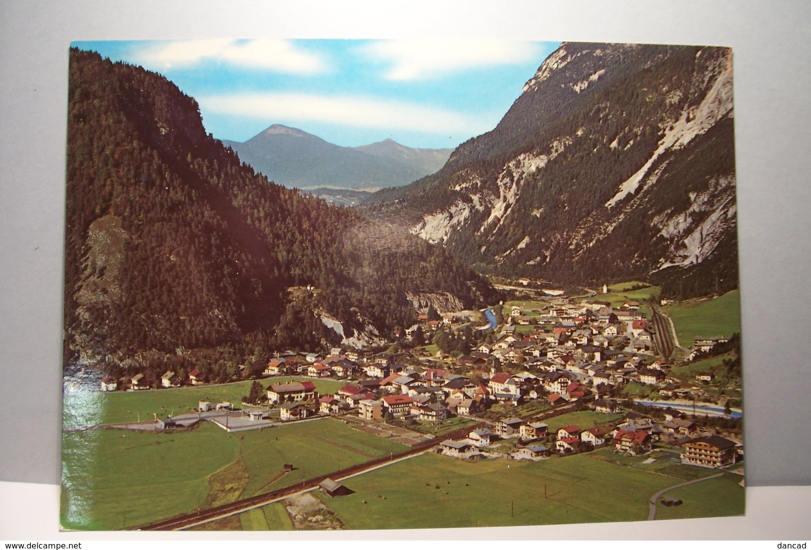 SCHARNITZ    - Blick Gegen Mittenwald , Bayern   - ( Pas De Reflet Sur L'original ) - Scharnitz