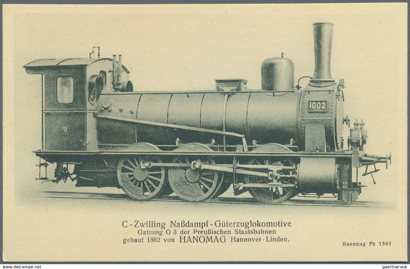 Ansichtskarten: Motive / Thematics: EISENBAHN, HANOMAG Maschinenbau Hannover Linden, Eine Interessan - Sonstige & Ohne Zuordnung