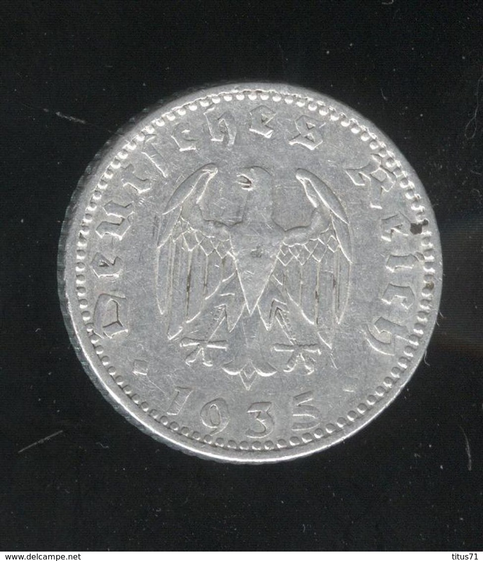 50 Pfennig  Allemagne/germany 1935 A - 50 Reichspfennig