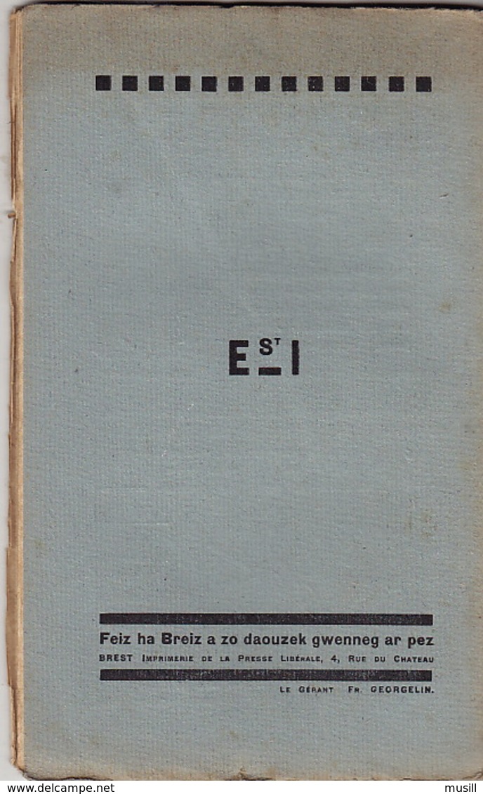 Feiz Ha Breiz.  Gouere 1926. N° 7. Ar C'Horn-Boud. Gouere 1926. N° 7. - Zeitungen & Zeitschriften