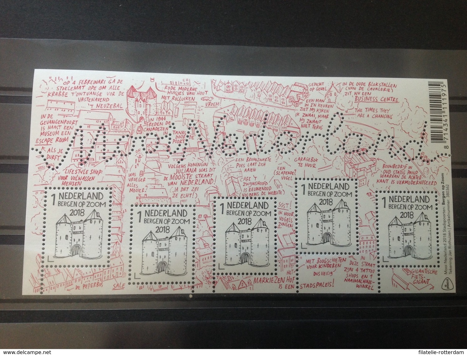 Nederland / The Netherlands - Postfris / MNH - Sheet Mooi Nederland, Bergen Op Zoom 2018 - Nuevos