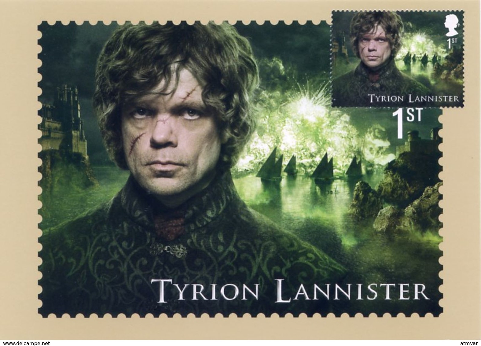 REINO UNIDO / UK (2018) - GAME OF THRONES Full Set Of Postcards + Stamps + Post&Go ATMs (see 32 Scans) / Juego De Tronos - 2011-2020 Em. Décimales