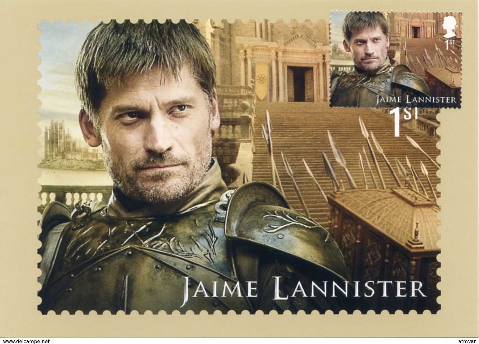 REINO UNIDO / UK (2018) - GAME OF THRONES Full set of postcards + stamps + Post&Go ATMs (see 32 scans) / Juego de Tronos