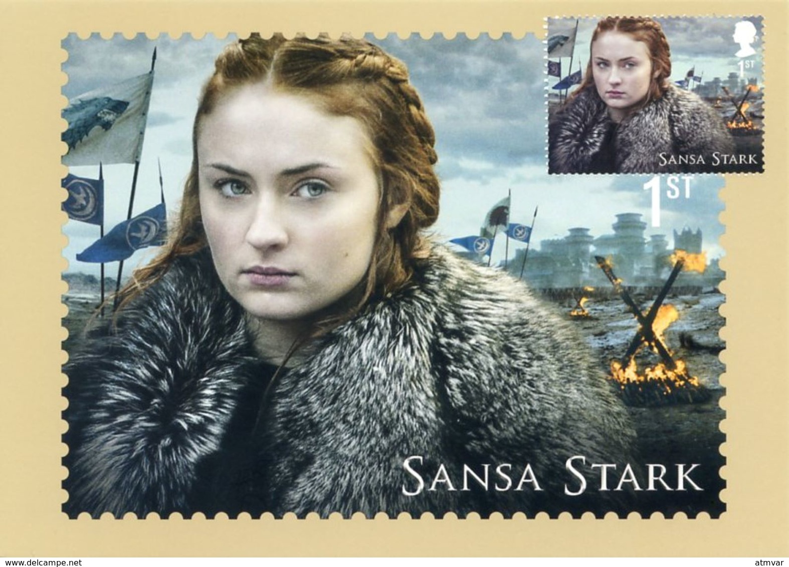 REINO UNIDO / UK (2018) - GAME OF THRONES Full set of postcards + stamps + Post&Go ATMs (see 32 scans) / Juego de Tronos