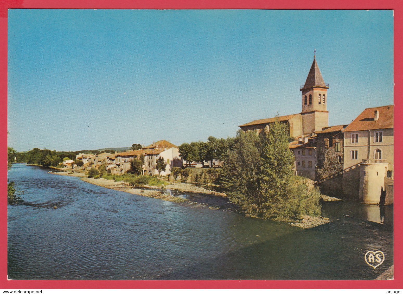 CPSM- 09 - VARILHES - BORDS De L'ARIEGE -  * 2 SCANS - Varilhes