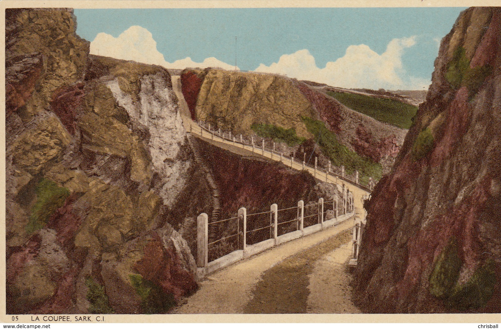 SARK Postcard La Coupe- Unused Mint - Sark