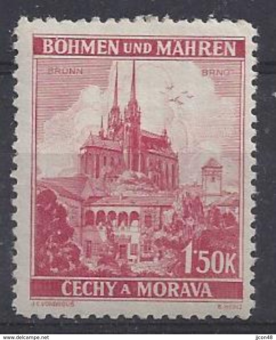 Germany (Bohmen Und Mahren) 1939-42 Landschaften (*) Mi.30 - Ungebraucht