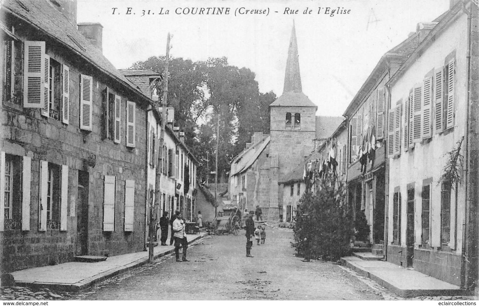 La Courtine        23     Rue De L'Eglise   -  2 -   (voir Scan) - La Courtine