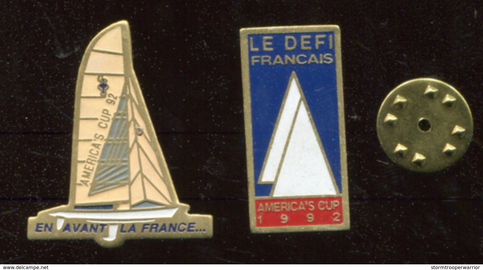 2 Pin's - AMERICA'S CUP 1992 - Sailing, Yachting