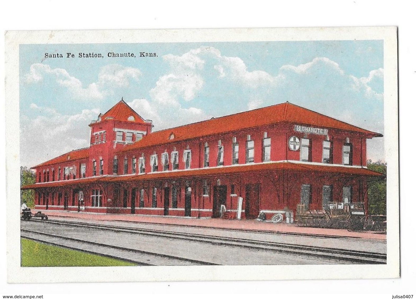 CHANUTE Santa Fé Station Gare Du Chemin De Fer - Autres & Non Classés