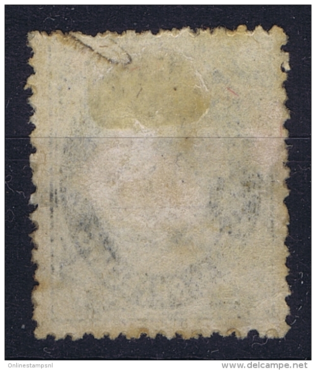 Norway: Mi  17 B Graublau Obl./Gestempelt/used   1870 Some  Paper On Back - Gebraucht