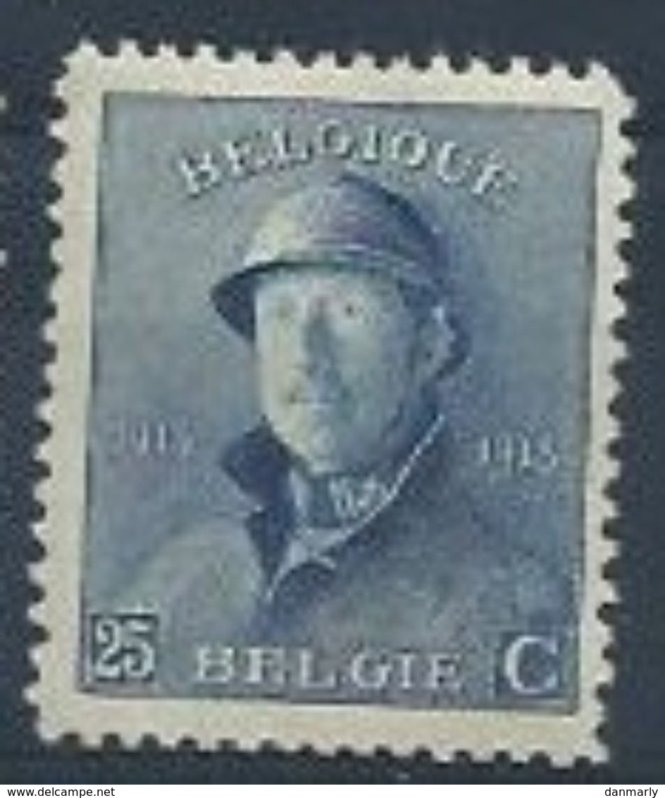 BELGIQUE : Y&T* N° 171 " Roi Casqué " - 1919-1920 Roi Casqué