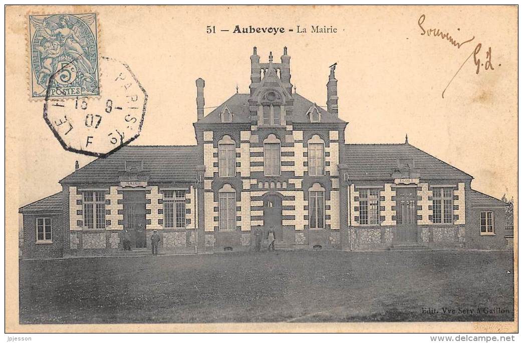 EURE  27   AUBEVOYE  LA MAIRIE - Aubevoye