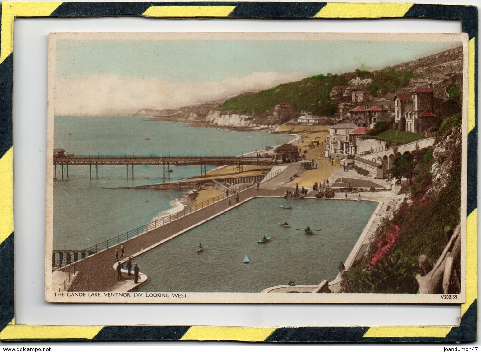 THE CANOE LAKE - VENTNOR - I.W. LOOKING WEST - Ventnor