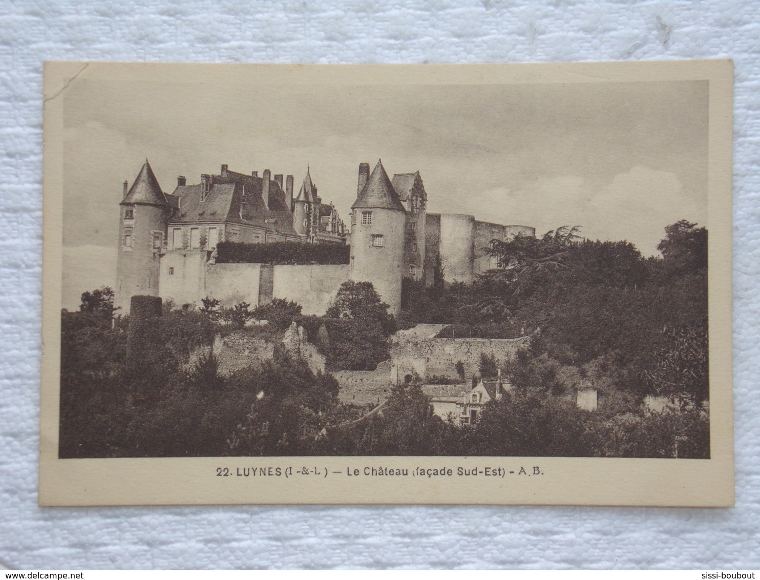 LUYNES - Le Château, Façade Sud-Est - CPA - CP - Carte Postale - Luynes