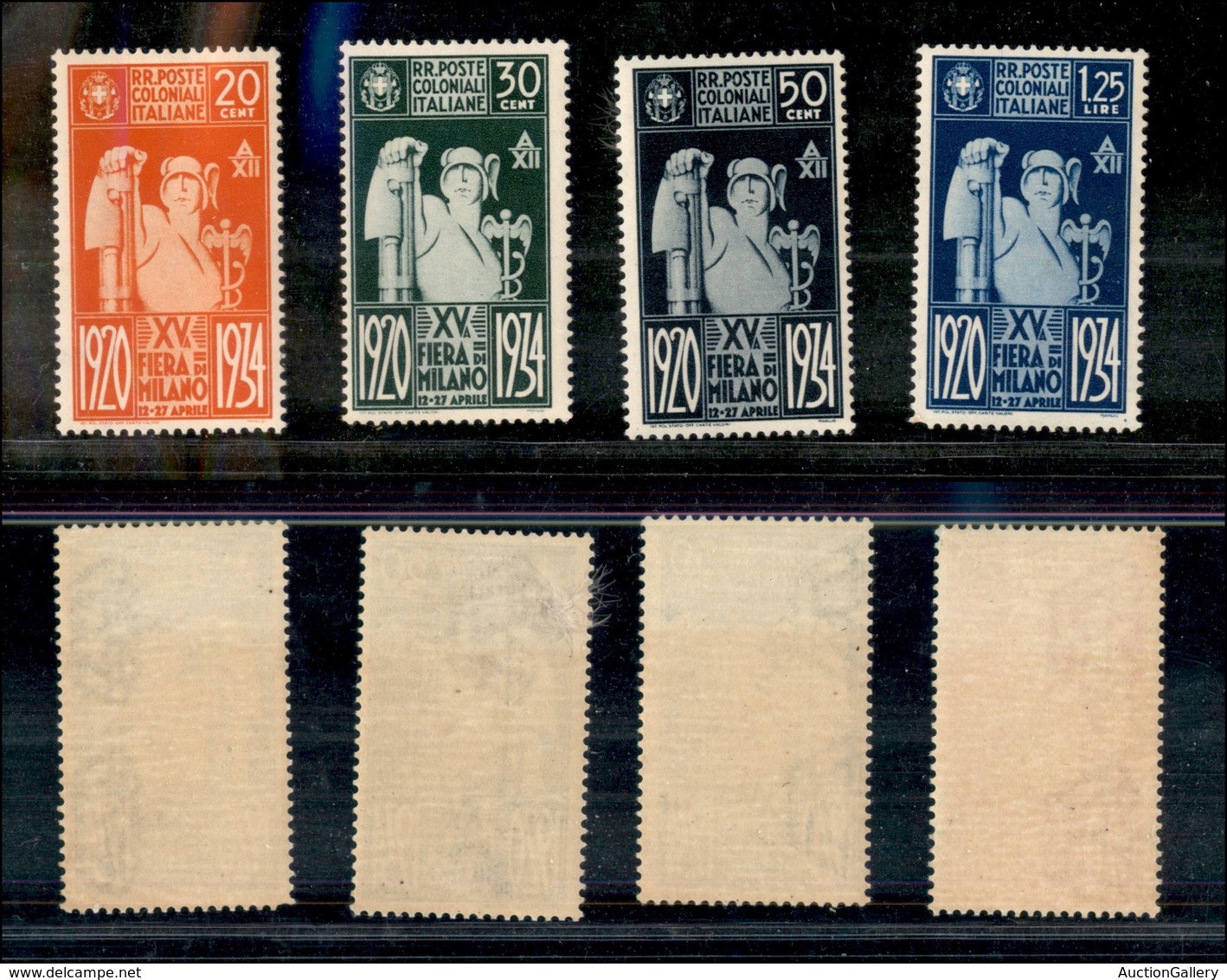 1934 COLONIE - EMISSIONI GENERALI - 1934 - XV Fiera Di Milano (42/45) - Serie Completa Di 4 Valori - Gomma Integra (30) - Sonstige & Ohne Zuordnung