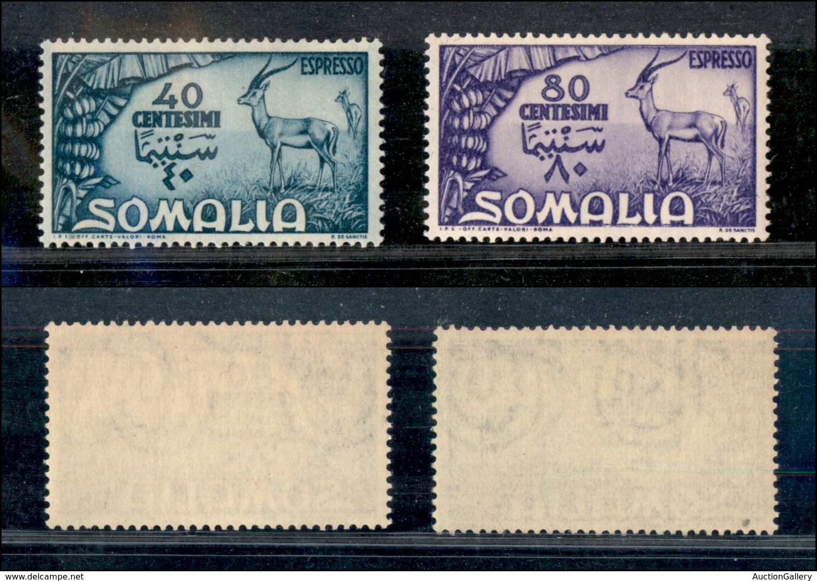 2153 COLONIE - SOMALIA A.F.I.S - 1950 - Espressi Soggetti Africani (E1/E2) - Serie Completa Di 2 Valori - Gomma Integra  - Sonstige & Ohne Zuordnung