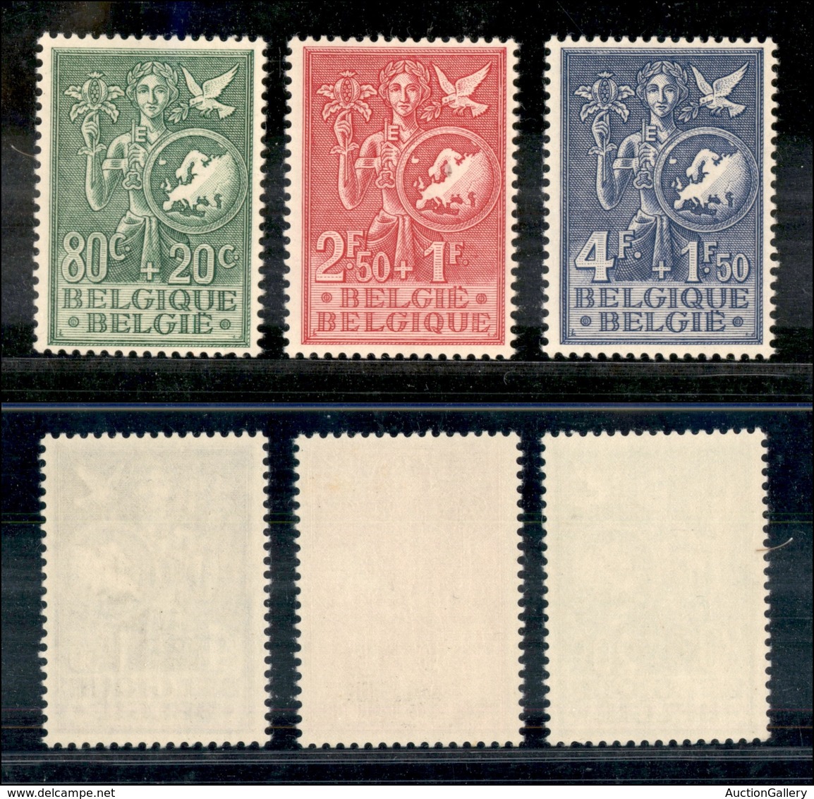 2483 BELGIO - 1953 - Gioventù Europea (976/978) - Serie Completa - Gomma Integra (65) - Sonstige & Ohne Zuordnung