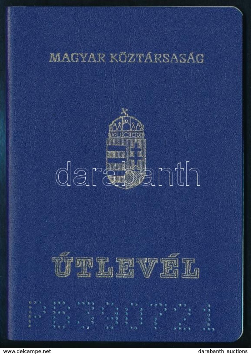 1989 Magyar útlevél Török, Spanyol, Izraeli Bejegyzésekkel - Non Classés