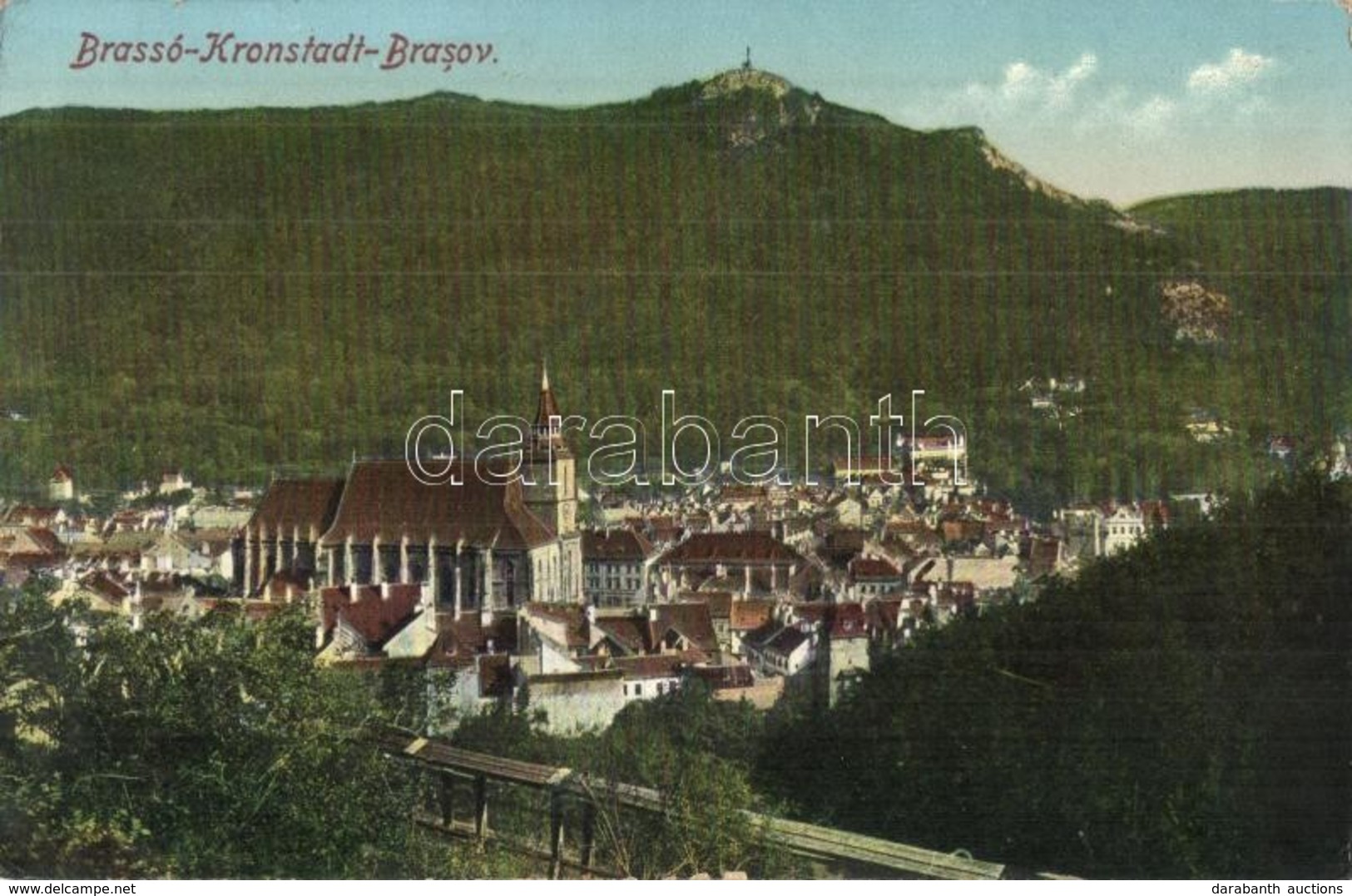 T2/T3 Brassó, Kronstadt, Brasov; Látkép / General View (EK) - Non Classés