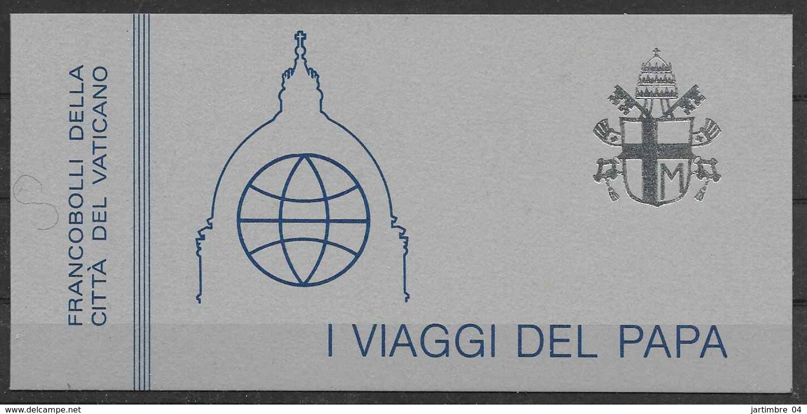 1984 VATICAN C756** Carnet Voyages  Pape Jean-Paul II - Booklets