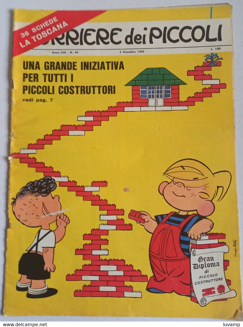 CORRIERE  DEI  PICCOLI   N.  49  DEL   5 DICEMBRE 1965 (  CART 64) - Prime Edizioni