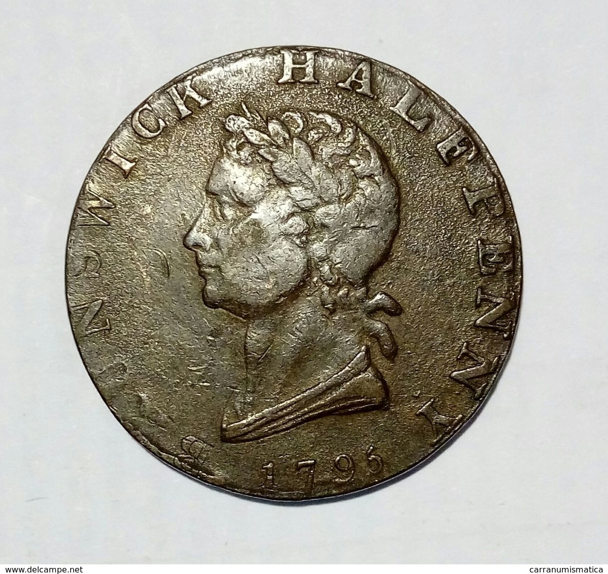 GREAT BRITAIN - BRUNSWICK - HALF Penny Token ( 1794 ) / Copper - Noodgeld