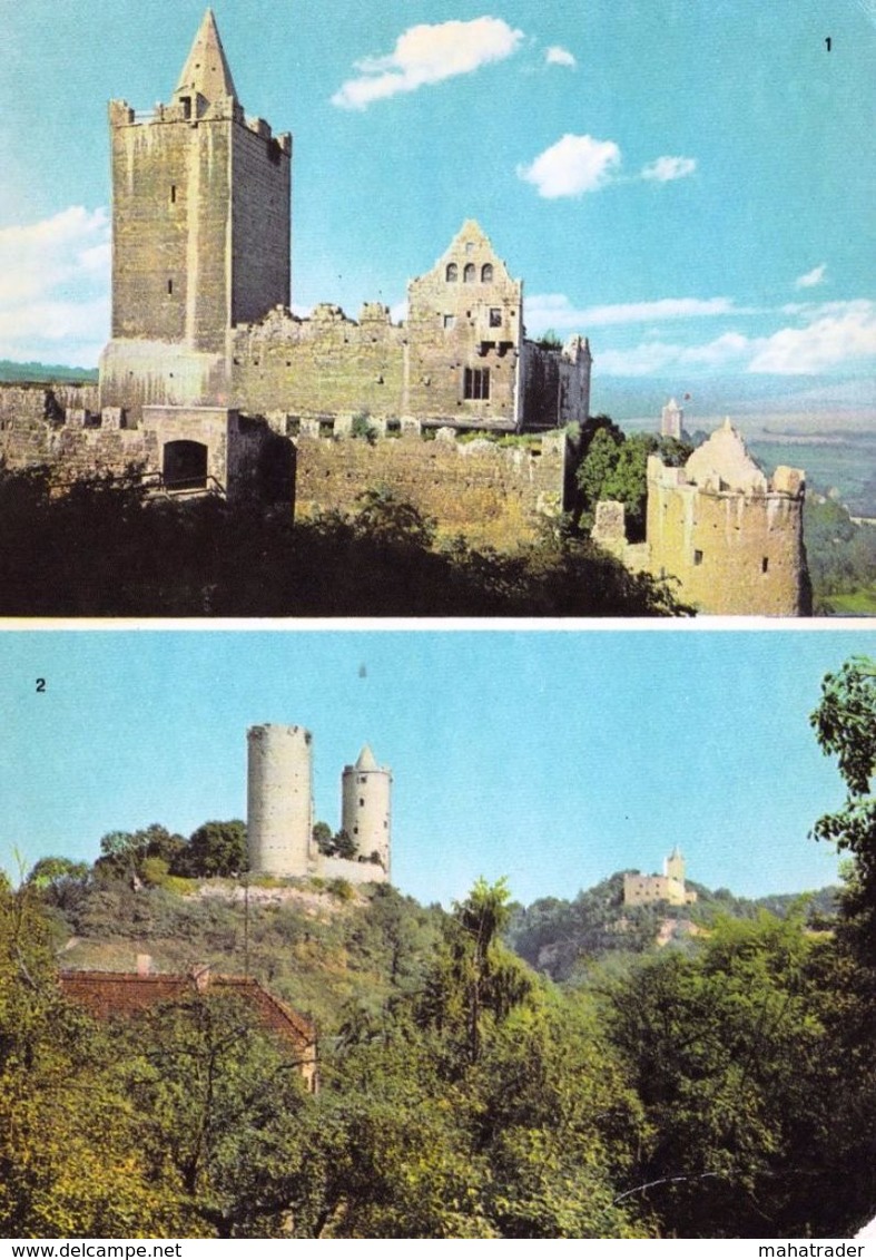 Germany - Bad Kösen - Rudelsburg Burg Saaleck - Printed 1977 - Bad Koesen