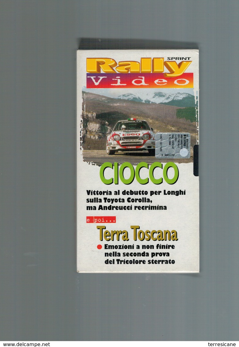 X RALLY VIDEO CIOCCO LONGHI TOYOTA COROLLA ANDREUCCI TERRA TOSCANA - Sport