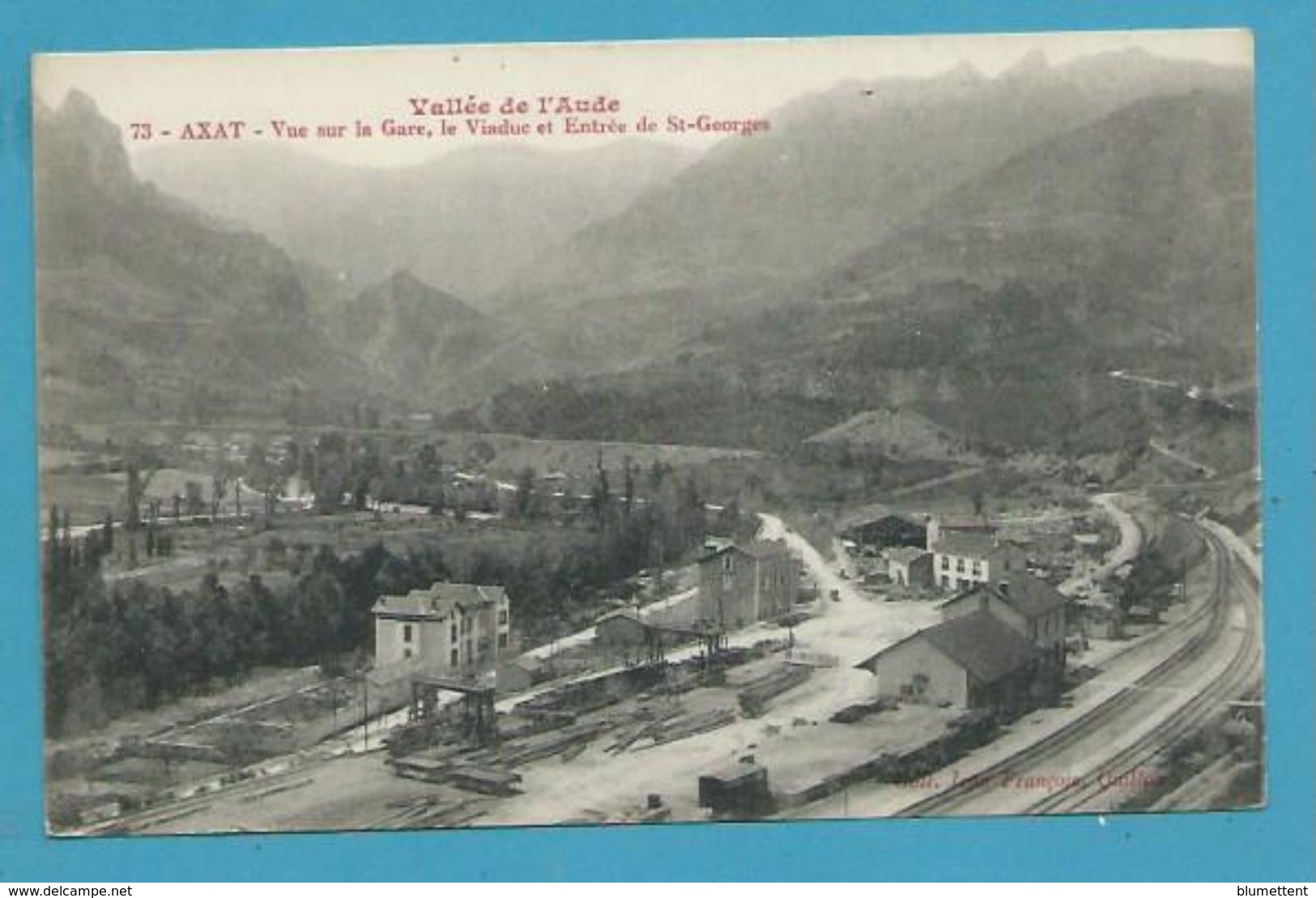 CPA 73 - Chemin De Fer Vue Sur La Gare AXAT 11 - Axat