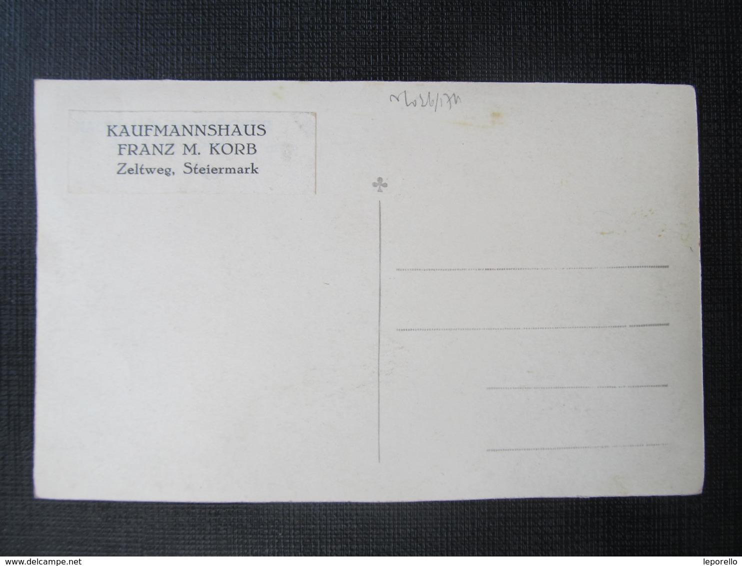 AK ZELTWEG Kaufmannshaus Korb Ca.1920 //  D*30274 - Zeltweg