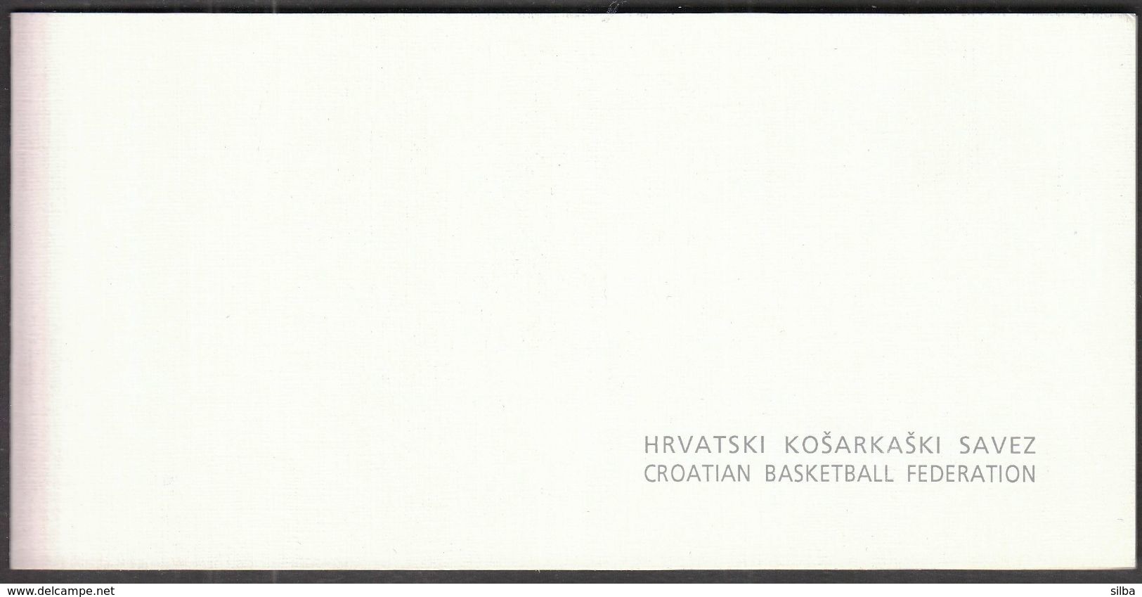 Croatia 1994 / Croatian Basketball Federation / New Year Card - Habillement, Souvenirs & Autres