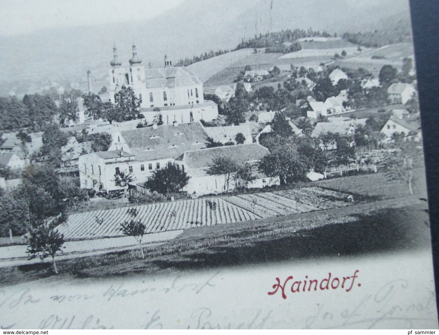 Österreich Sudeten 1900 Haindorf Isergebirge. Verlag Hermann Rössler Gablonz. Nach Zinkau Nepomuk Böhmen - Sudeten