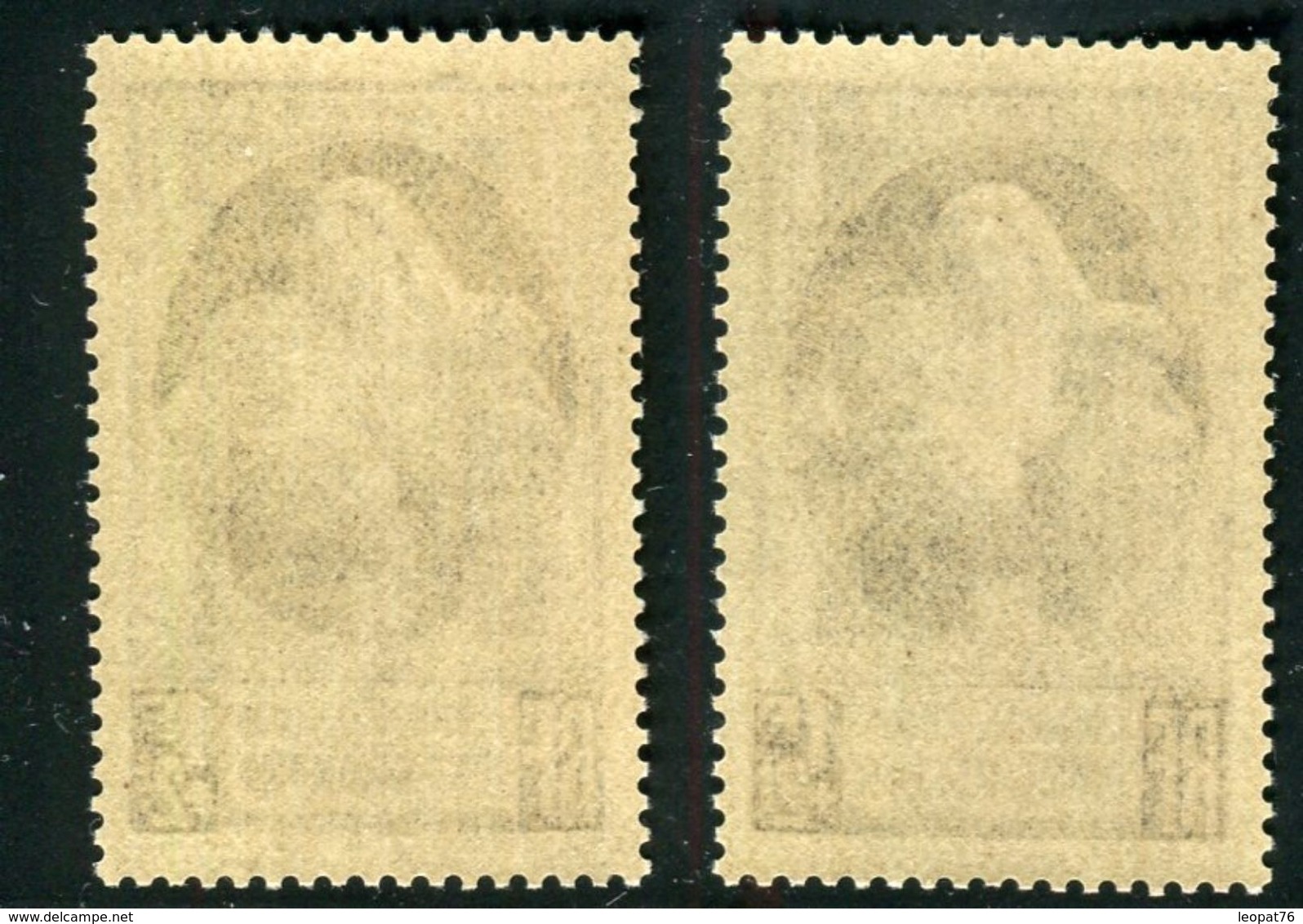 France - N°465 , Variété Double Signatures + 1 Normal , Neufs Luxe - Ref V382 - Ongebruikt