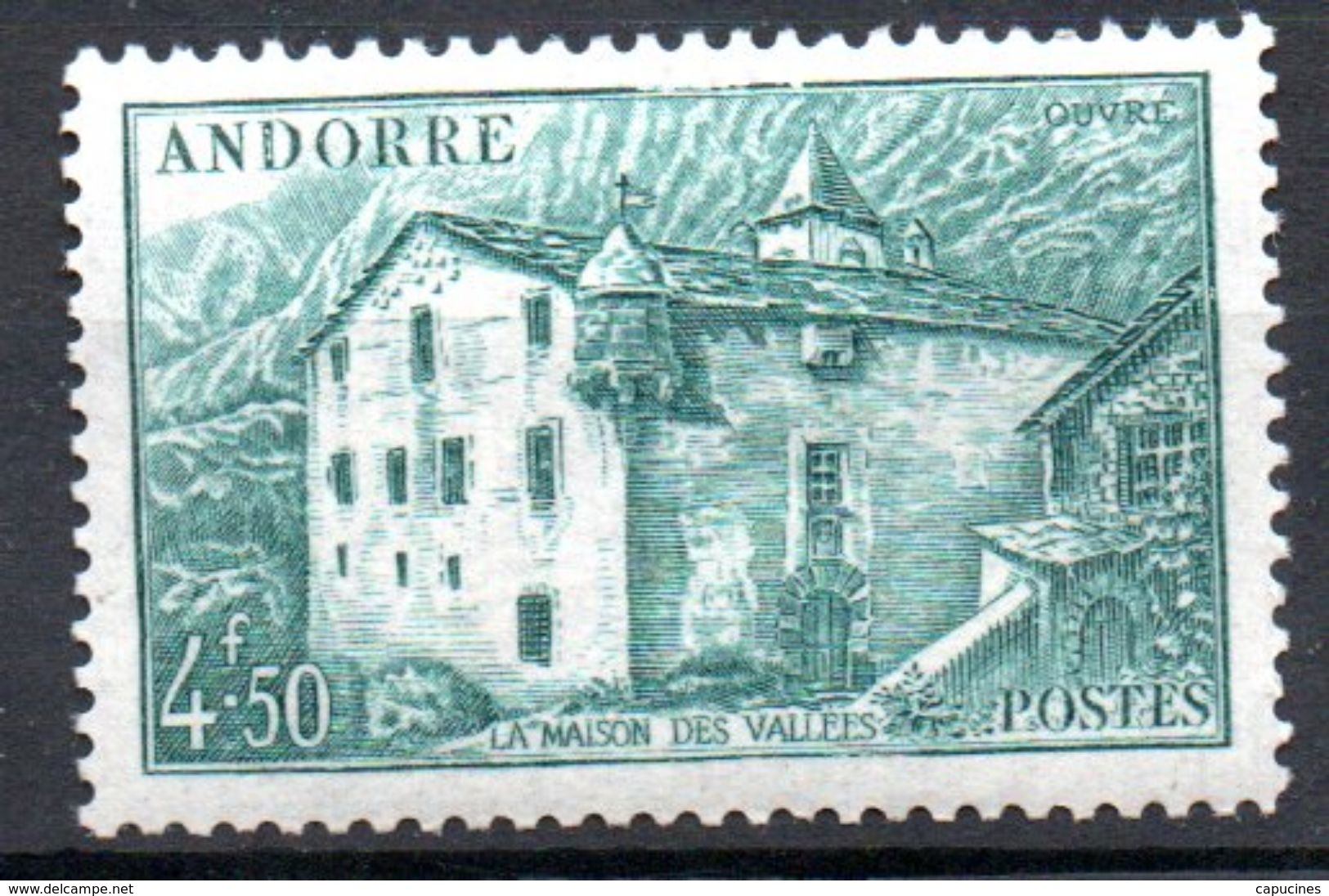 ANDORRE FRANCAIS - 1944/46: La  Maison Des Vallées (N°108A*) - Ungebraucht