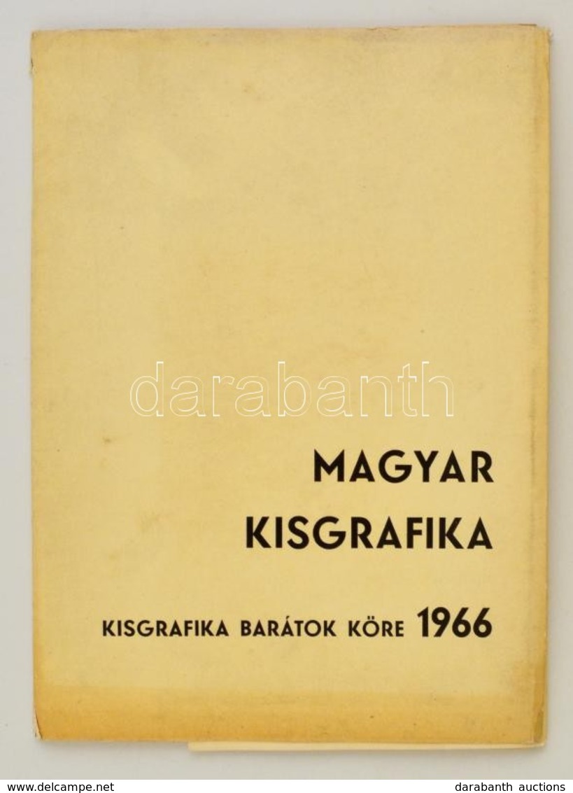 Magyar Kisgrafika 1966.Mappa. 20 Db Fa- és  Linómetszet (Fery, Gacs, Gyulay Líviusz, Jurida, Perei, Rozanits, Stettner,  - Altri & Non Classificati