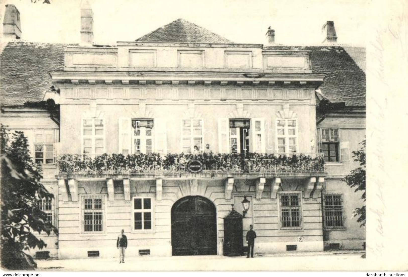 T2/T3 Komárom, Komárno; Várparancsnokság. Spitzer Sándor Kiadása / Festungs Kommando / Castle Headquarters (fl) - Non Classificati