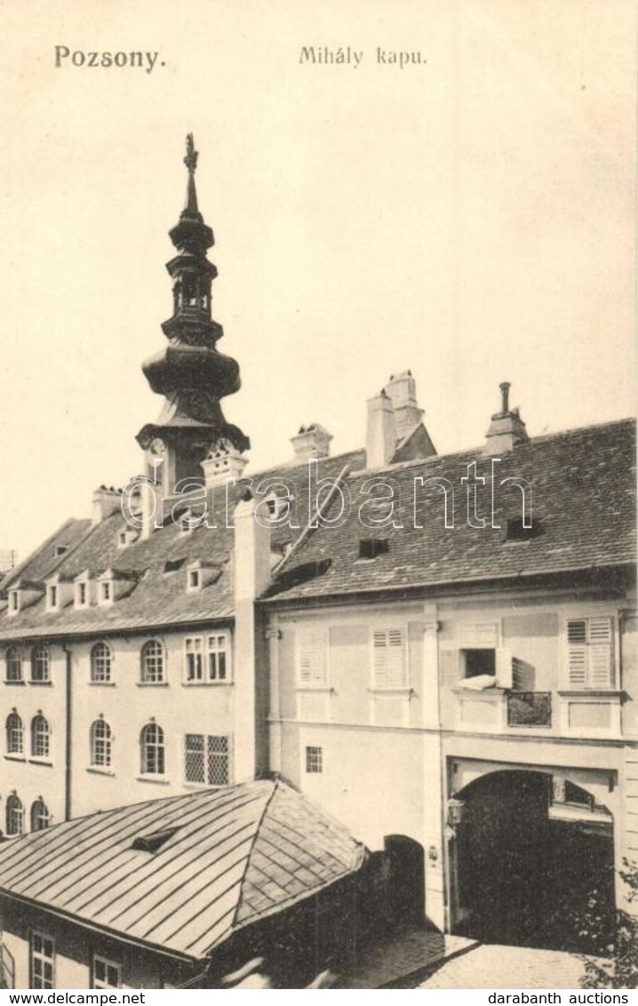 * T1/T2 Pozsony, Pressburg, Bratislava; Mihály Kapu, Templom / Gate, Church - Non Classificati