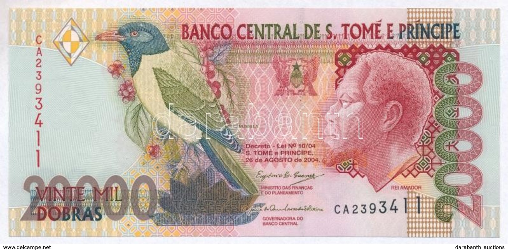 Sao Tomé és Principé 2004. 20.000D T:I,I-
Saint Thomas & Prince Islands 2004. 20.000 Dobras C:UNC,AU - Unclassified