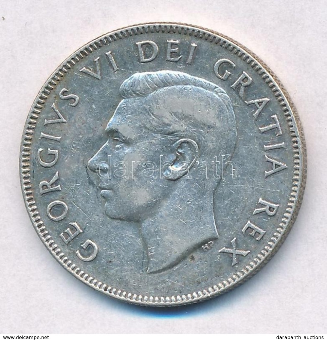 Kanada 1950. 50c Ag 'VI. György' T:2
Canada 1950. 50 Cents Ag 'George VI' C:XF - Unclassified