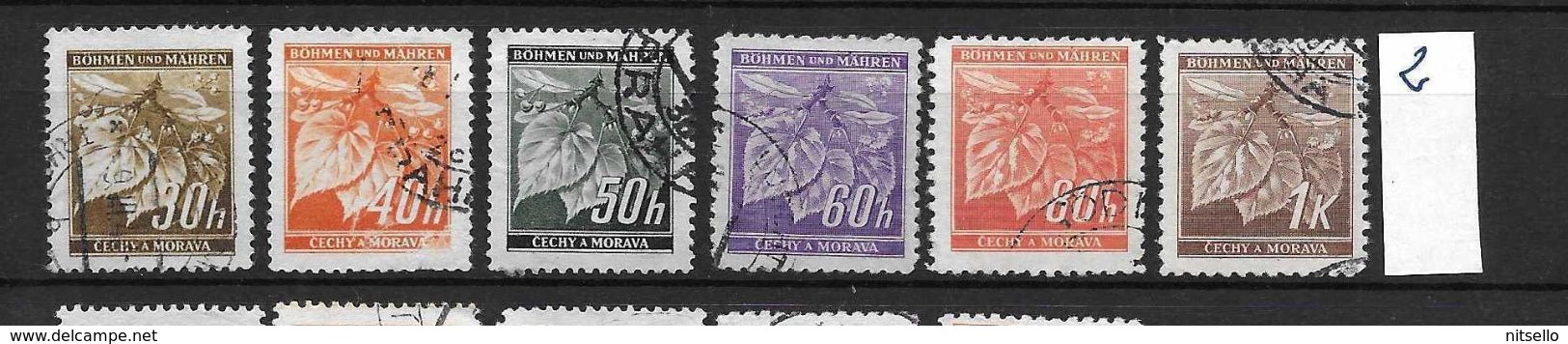 LOTE 2148  /// BOHEMIA & MORAVIA    YVERT Nº: 41/46 - Gebraucht