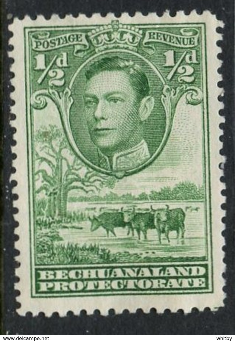 Bechuanaland Protectorate 1938 1/2p King George VI Issue  #124  Unused No Gum - 1885-1964 Bechuanaland Protectorate