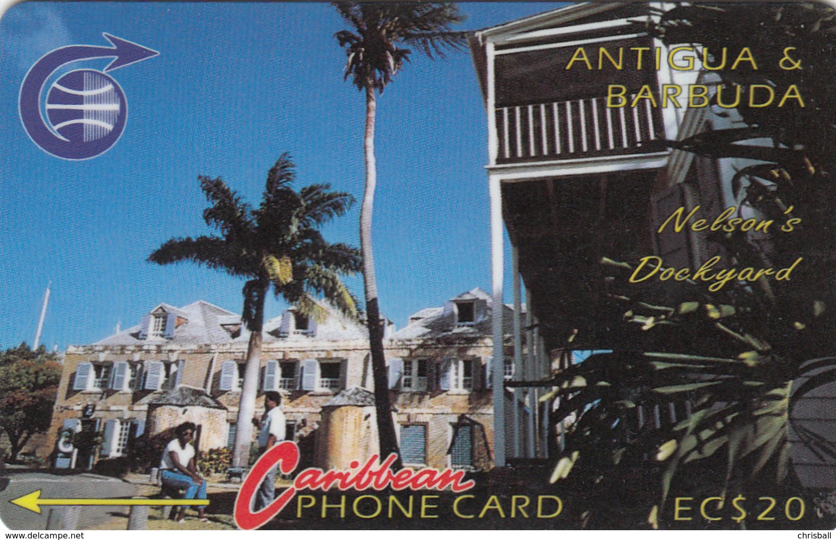 Antigua & Barbuda GPT Phonecard (Fine Used) Code 6CATB - Antigua And Barbuda