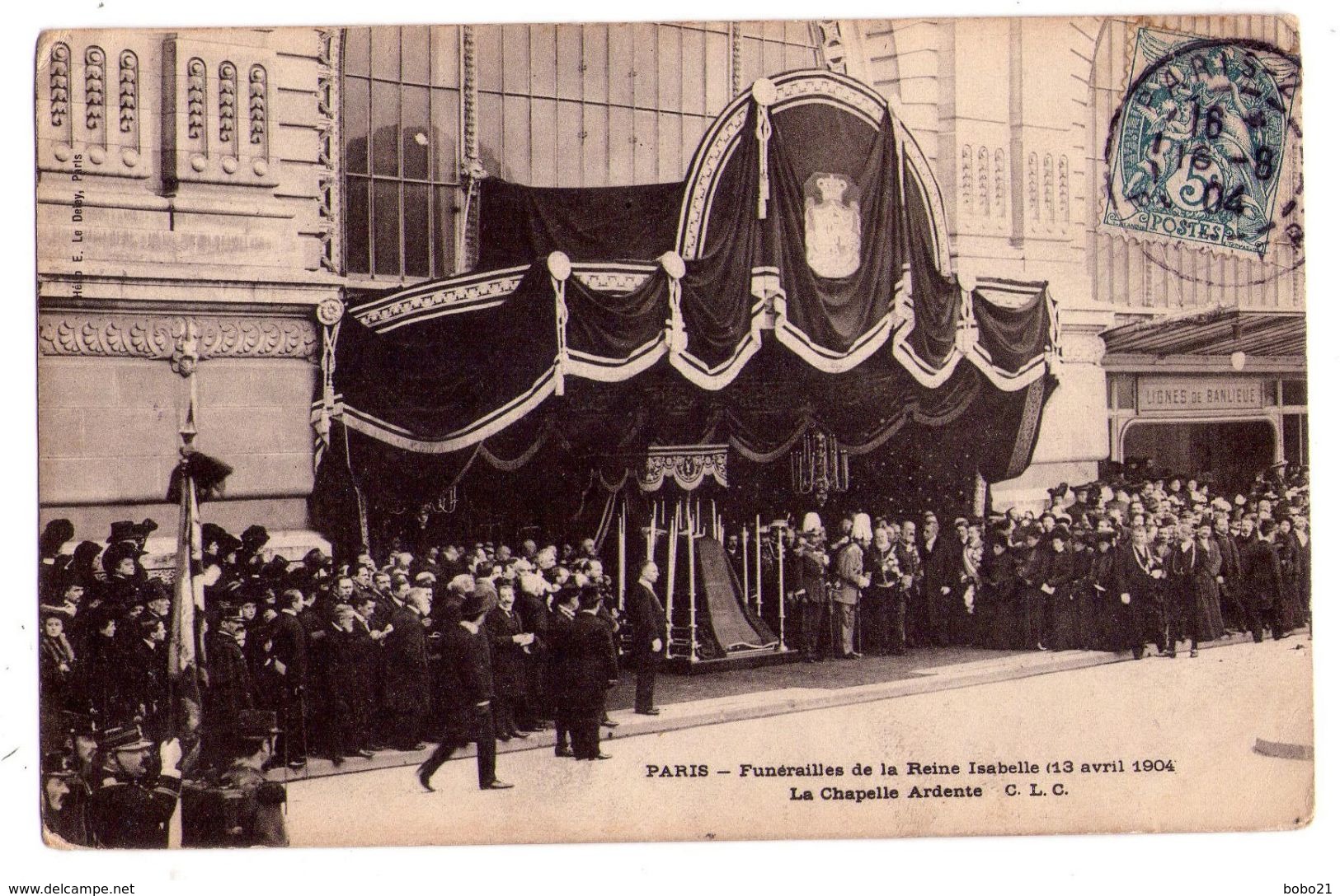 0612 - Paris - Funérailles De La Reine Isabelle ( 12 Avril 1904 ) - La Chapelle Ardente - G.L.C.éd. - - Funeral