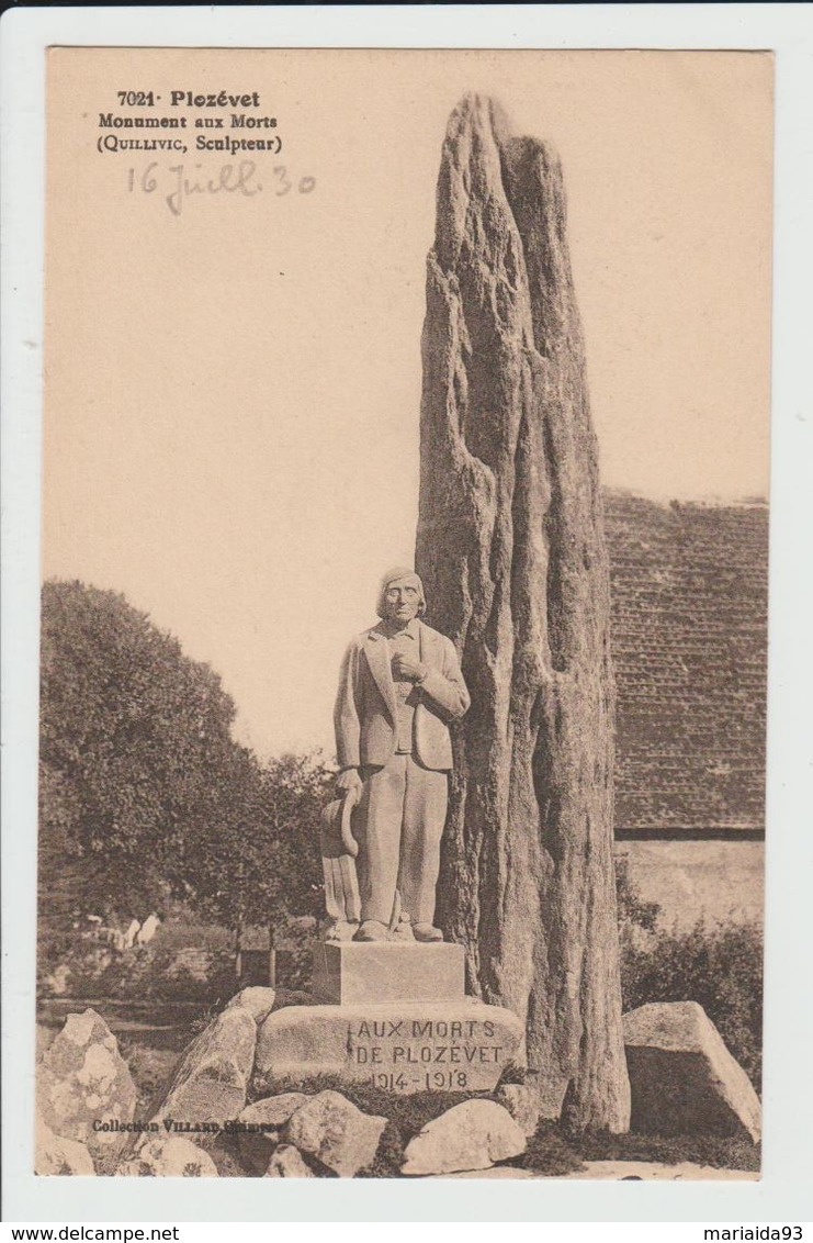 PLOZEVET - FINISTERE - MONUMENT AUX MORTS - Plozevet