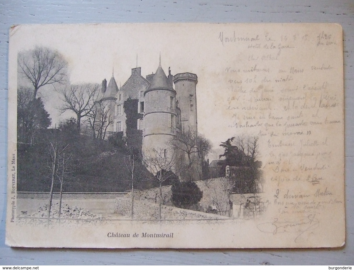 CHATEAU DE MONTMIRAIL / 1903 - Montmirail