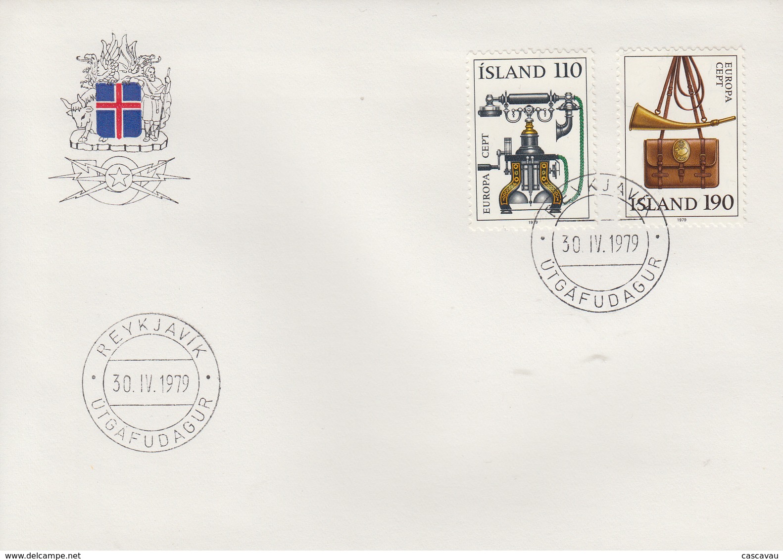 Enveloppe   FDC   1er   Jour   ISLANDE     EUROPA    1979 - 1979