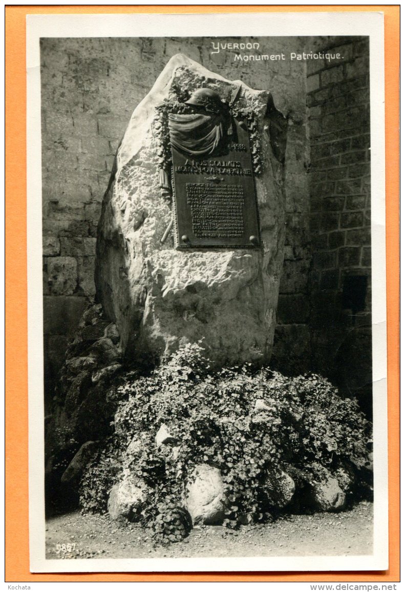 A473, Yverdon, Monument Patriotique, 9867, Perrochet-Matile, Non Circulée - Yverdon-les-Bains 